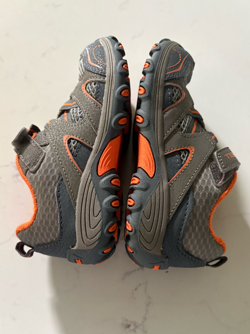 Merrell Kids Gray and Orange Slip-On Athletic Sneakers - Picture 11 of 16